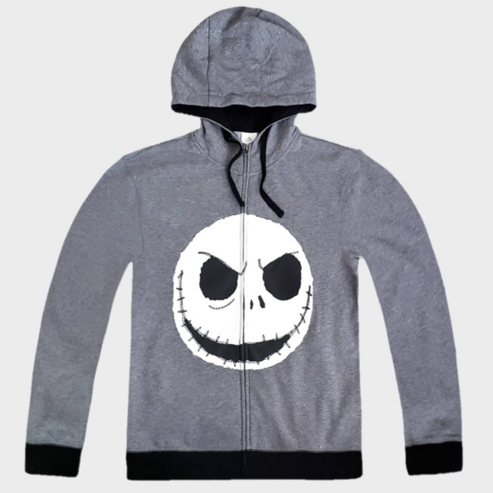 Disney The Nightmare Before Christmas Jack Skellington Zip Up Hoodie Jacket